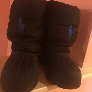 Polo boots for kids.